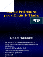 Estudios Preliminares en Tuneles