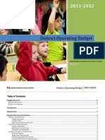 2011-12 Calgary Catholic School District Operating Budget