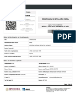 Constancia de Situacion Fiscal Ene-22