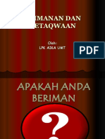 Keimanan Dan Ketaqwaan Ok