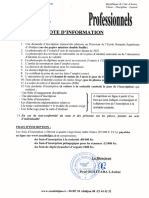 Programme Professionnels Admis 2021 20222