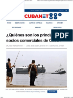 Cubanet - ¿Quiénes Son Los Principales Socios Comerciales de La Isla