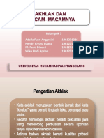 Akhlak Dan Macam-Macamnya