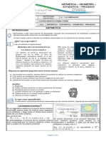 Taller 7-2 Aritmetica - Estadistica - Geometria - Procesos