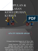 2.10 Kesimpulan & Ringkasan Keseluruhan Kursus