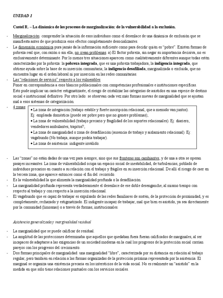 Dinámicas de Marginalización y Vulnerabilidad | PDF | Pobreza | Pobreza ...