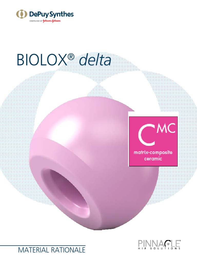 Biolox - Delta | PDF | Zirconium Dioxide | Fracture