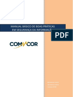 Manual Básico de Oas Práticas em Segurança Da Informação (Artigo) Autor Commcor