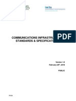 2019 PHSA Communications Infrastructure Standards Specifications