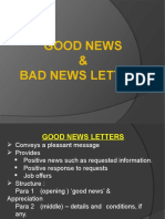 A. Good News & Bad News