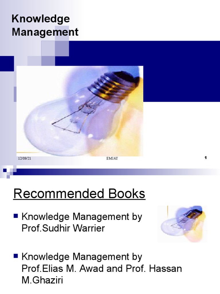 Understanding Knowledge Management Concepts | PDF | System | Systems Theory