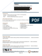 Flexible Type Sis or Xhhw-2: 90°C Wet or Dry, 600 Volts. Flexible Stranded Tinned Copper Conductor. XLPE Insulation