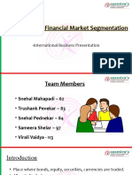 International Financial Market Segmentation