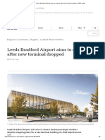 Leeds Bradford Airport Aims To Expand After New Terminal Dropped - BBC News
