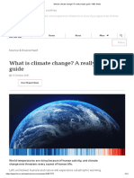 What Is Climate Change - A Really Simple Guide - BBC News