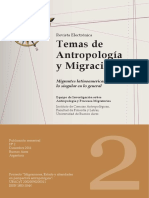 Temas de antropología y migraciones