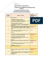 DPI I - Cronograma de Teorías