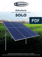 Manual de Instalação Estrutura Solo - 6 MÓDULOS