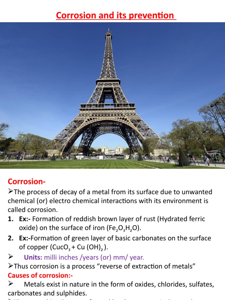 Corrosion and Prevention: Understanding the Mechanisms and Effects of ...