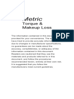 Metric: Torque & Makeup Loss