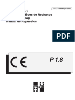 Parts Manual Elenco Ricambi Manuel Des Pièces de Rechange Ersatzteilkatalog Manual de Repuestos