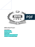 HRM Final Project BBA