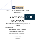 Inteligencia Emocional Monografia (Referente)