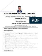 Curriculum Vitae, de Elias Sacupema