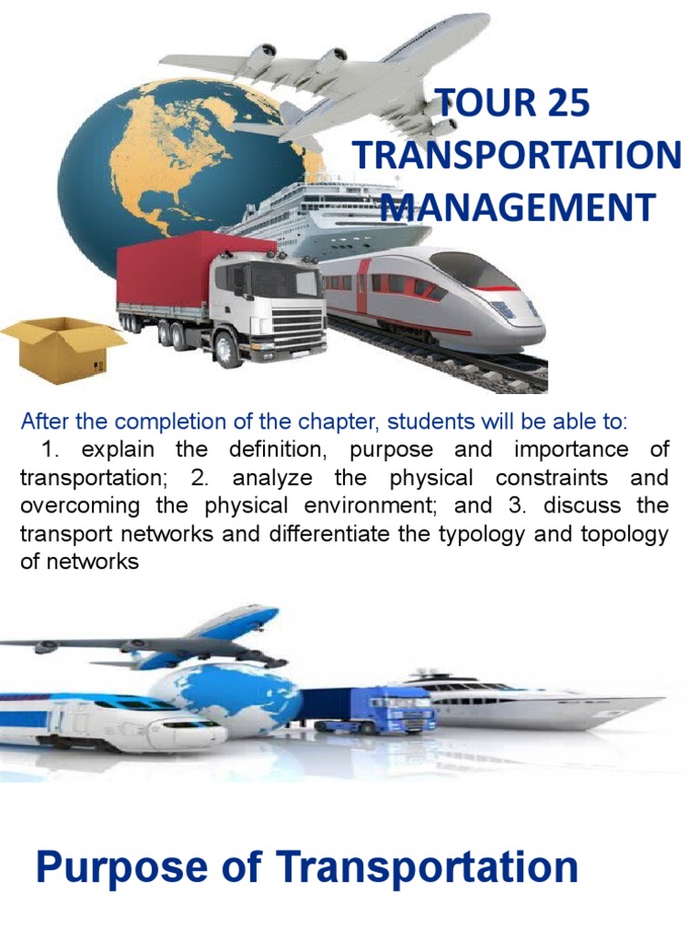 Transportation Management Overview | PDF | Transport | Geography