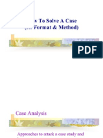 Case Analysis Format & Method