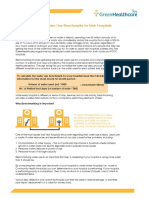 Water Benchmark Fact Sheet