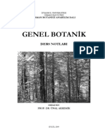 Genel Botanik Ders Notları - 2018