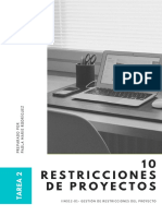 Definicion de Las 10 Restricciones de Proyectos - 1089822