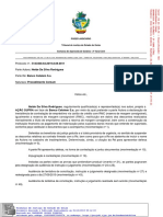 Processo sobre empréstimo consignado contestado