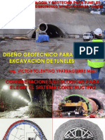 Expo 04 Diseño Geotecnico en Excavaciones de Tuneles