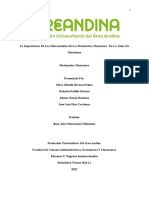 La Importancia de Las Herramientas de La Matemática Financiera en La Toma de Decisiones