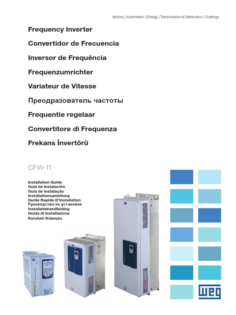Guía De Instalación Multi-Idiomas CFW11 | PDF | Fuse (Electrical.