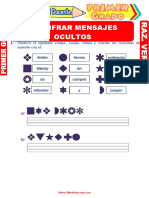 Descifrar Mensajes Ocultos para Primer Grado de Primaria