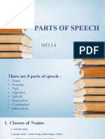Parts of Speech MTJ 2.4