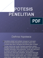 5) Konsep Hipotesis