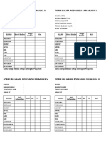 Form Balita Posyandu Sari Mulya V