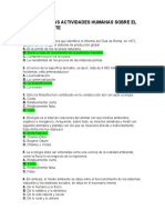 ACTIVIDAD 8 CUESTIONARIO 5 Alumnos IMPACTO DE LAS ACTIVIDADES HUMANAS SOBRE EL MEDIO AMBIENTE