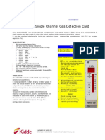 Single Channel Gas Detection Card Interfaces with Toxic Gas Sensors