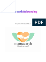 Mamaearth Rebranding: Nirlep Dipikar TYBFA ROLL NUMBER 25