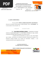 Formato Para Constancia de Estudios