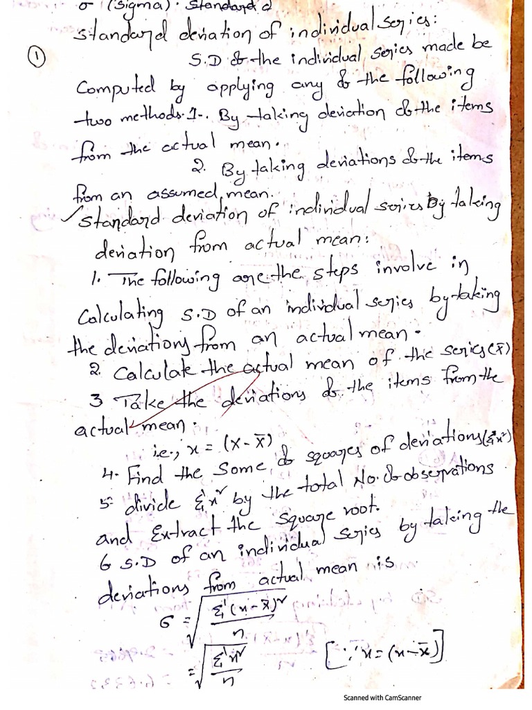 Unit 1 P&S Notes | PDF