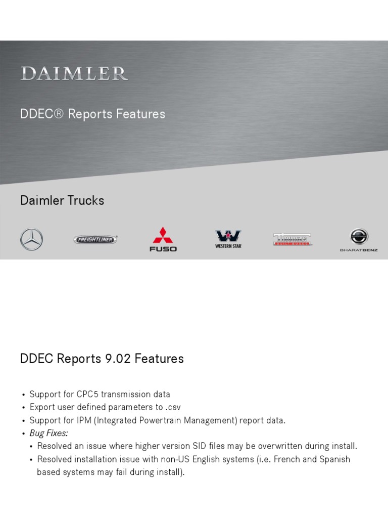 DDEC Reports 9.02 Features | PDF | Solid State Drive | Computer File