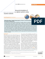 Part 1: Design, Modeling and Simulation of Post-Combustion CO Capture Systems Using Reactive Solvents