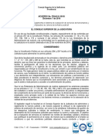 CSJ Acuerdo 10618 de 2016 (Reglamenta La Evaluación de Servicios de Funcionarios y Empleados Judiciales)