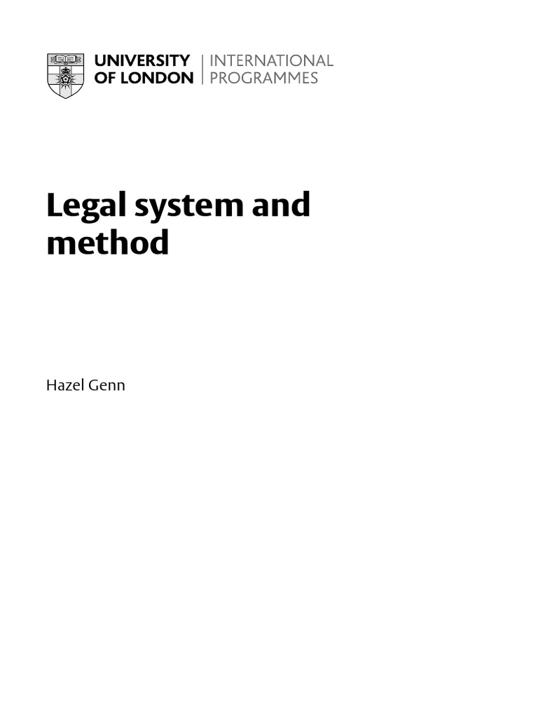 Legal Systems and Methods DOC20181117WA0000 PDF Common Law